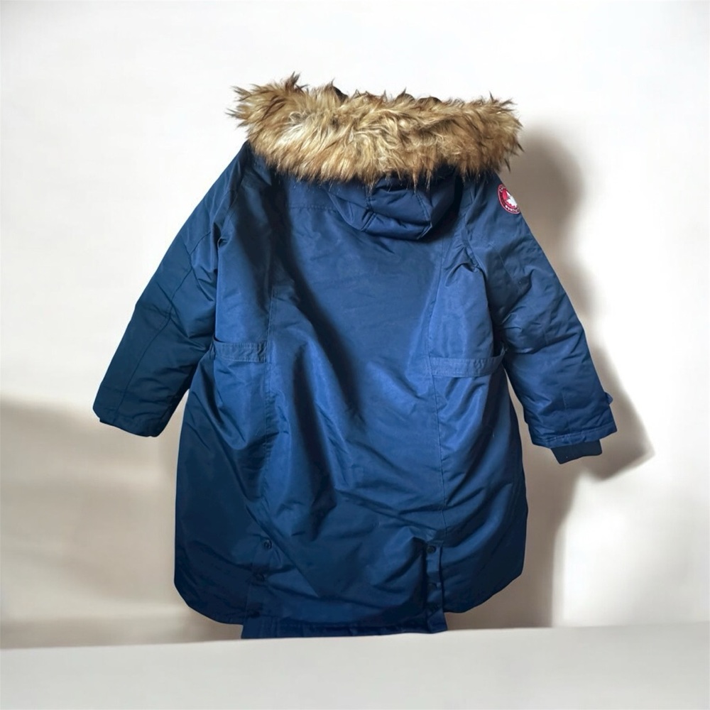 Canada Weather Gear Women’s Navy Parka with Faux Fur Trim - Picture 4 of 15